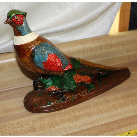 Vintage Holland Mold Ceramic Pheasant Hand Painted Bird Figurine - Picture 1 of 6